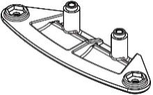 Axon FRONT BUMPER (1) 3B-900-001 - RCXX - rc racing for professionals