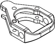 Axon ALU LOWER ARM OUTER (1) 3C-005-001 - RCXX - rc racing for professionals