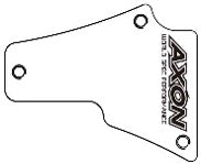 Axon ALU LOWER SUS ARM PLATE (1) 3C-011-001 - RCXX - rc racing for professionals