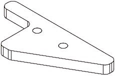 Axon CHASSIS WEIGHT 5g (1) 3H-001-001 - RCXX - rc racing for professionals