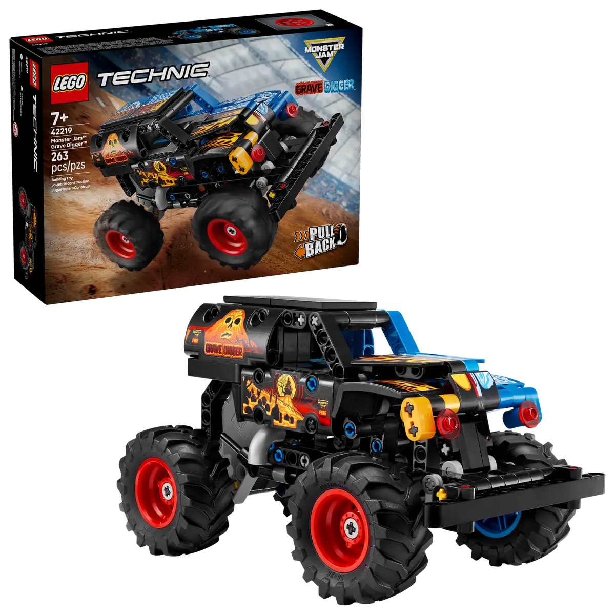 LEGO Technic Monster Jam - Grave Digger Fire and Ice - 42219