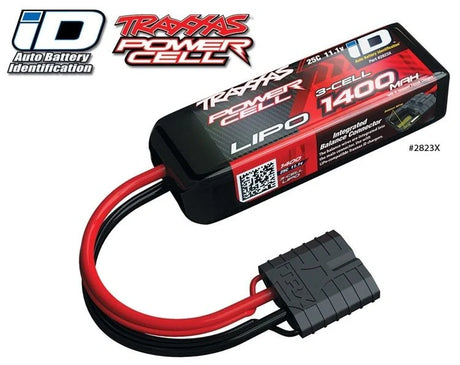 Traxxas LiPo Akku 3S 11,1V 1400mAh – 25C mit Traxxas iD™-Anschluss - 2823X - RCXX - RC Racing Shop | RC Models | Tuning & Spare Parts for Professionals