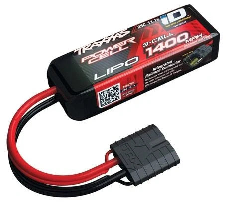 Traxxas LiPo Akku 3S 11,1V 1400mAh – 25C mit Traxxas iD™-Anschluss - 2823X - RCXX - RC Racing Shop | RC Models | Tuning & Spare Parts for Professionals