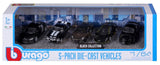 5er Pack 1/64 assortiert - Bburago - HOBBYSPECTER – RC Modelle, Tuning & Zubehör