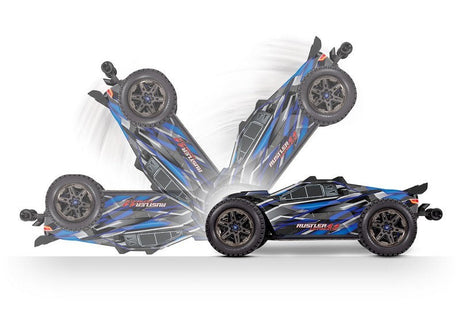 Traxxas Rustler 4x4 Ultimate Brushless VXL TSM - 1/10 RTR Stadium Truck Offroad Speed Truggy - 67097 - RCXX - RC Racing Shop | RC Models | Tuning & Spare Parts for Professionals