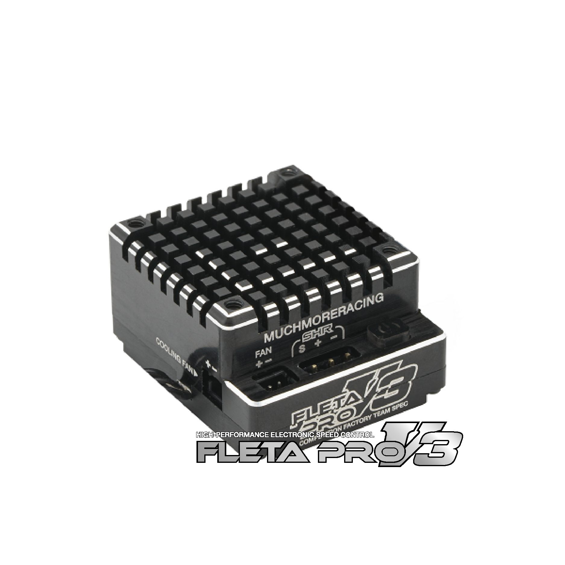 MUCHMORE FLETA PRO V3 Brushless ESC Black (1)  ME-FLPKV3 - RCXX - rc racing for professionals