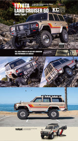 Kyosho KC10 1/10 Toyota Land Cruiser 60 Crawler 4WD RTR - K.34801T1B