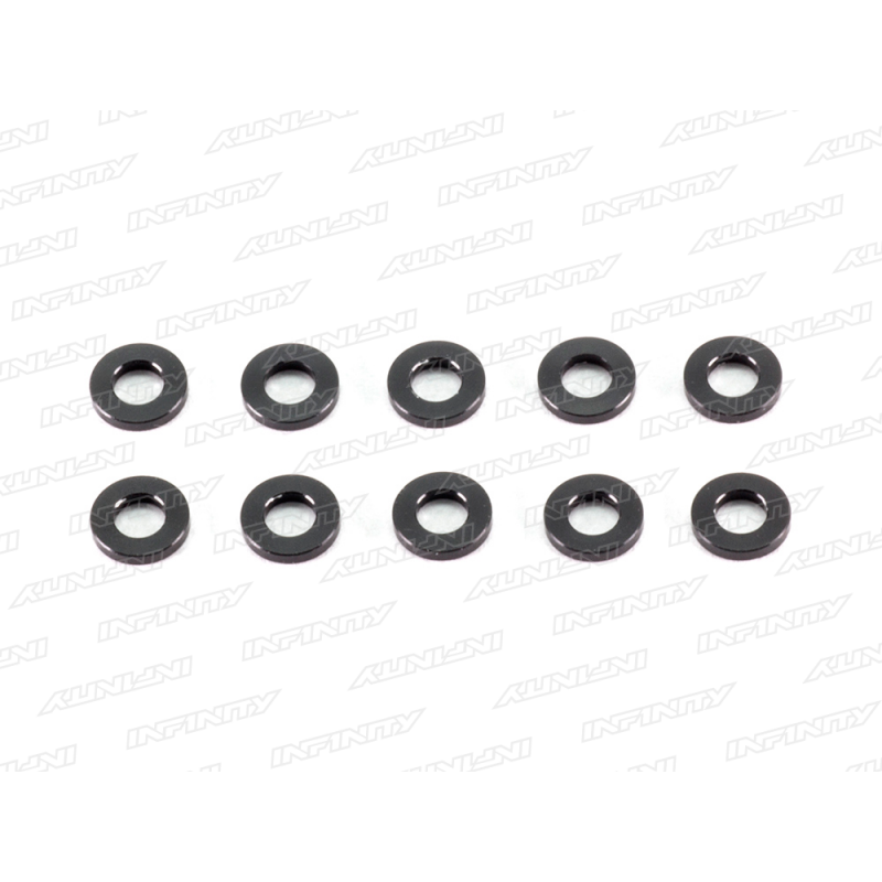 Infinity ALUMINUM WASHER 3X6X1.0MM (10) A006-10 - RCXX - rc racing for professionals