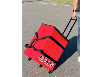 INFINITY RACING TROLLEY BOX RED (3 Drawers) - A0092 - RCXX - rc racing for professionals