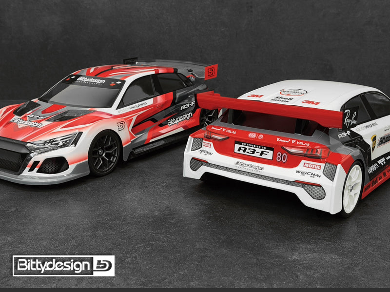 Bittydesign A3-F 1/10 FWD Body – 190 mm – BDFWD-190A3F