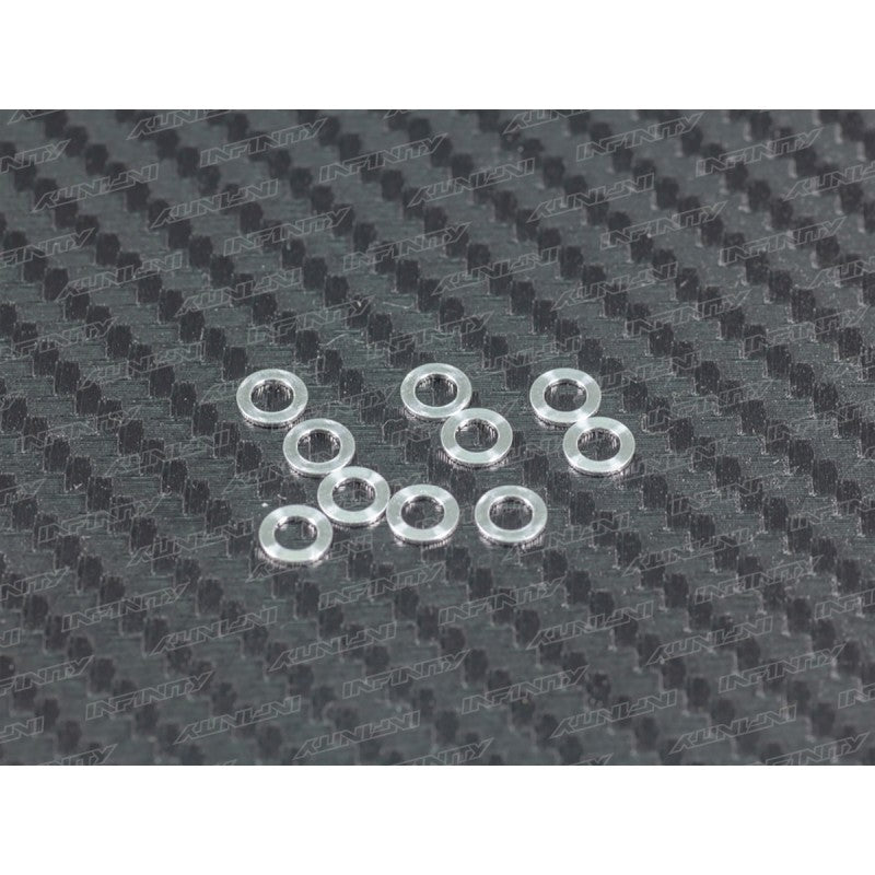 Infinity ALUMINUM WASHER 3X5X0.5MM (10) A73505 - RCXX - rc racing for professionals