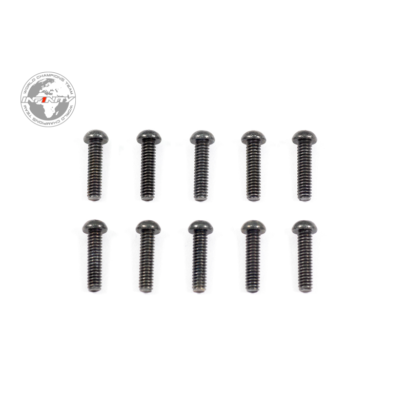 Infinity M2X8MM BUTTON HEAD SCREW (10) B01208 - RCXX - rc racing for professionals