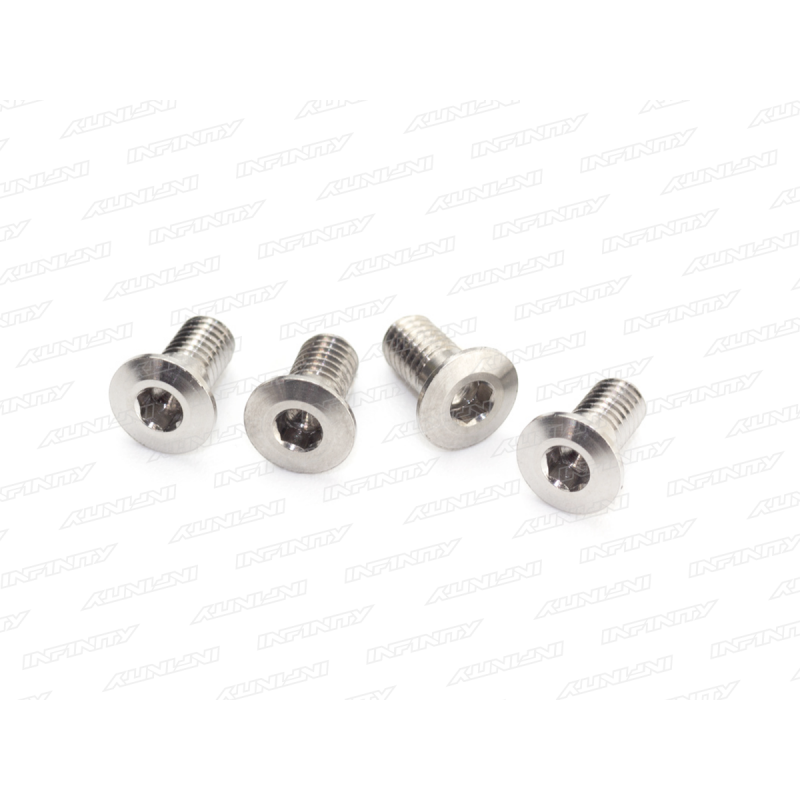 Infinity M3X6MM TITANIUM SLIM HEAD SCREW (4) B01306ST - RCXX - rc racing for professionals