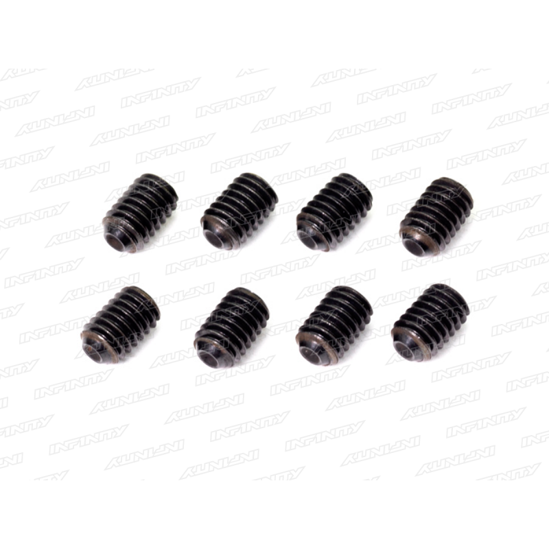 Infinity M4X6MM SET SCREW - CUP POINT (8) B04406 - RCXX - rc racing for professionals