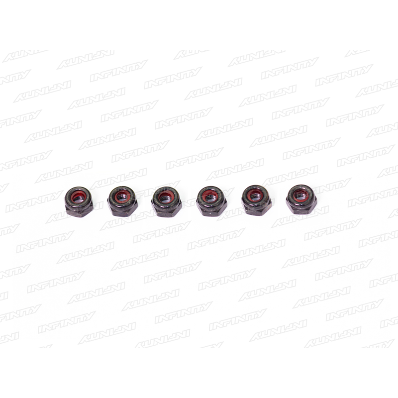 Infinity M2.6 NYLON NUT (6) B072601 - RCXX - rc racing for professionals