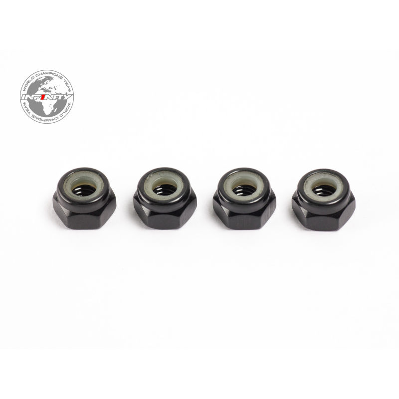 Infinity M4 NYLON NUT (4) B07401 - RCXX - rc racing for professionals