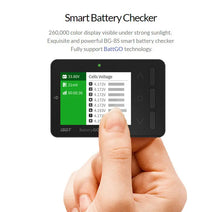 ISDT BG-8S Smart Battery Tester - LCD Display / Digital Battery Capacity Balance Checker - RCXX - rc racing for professionals