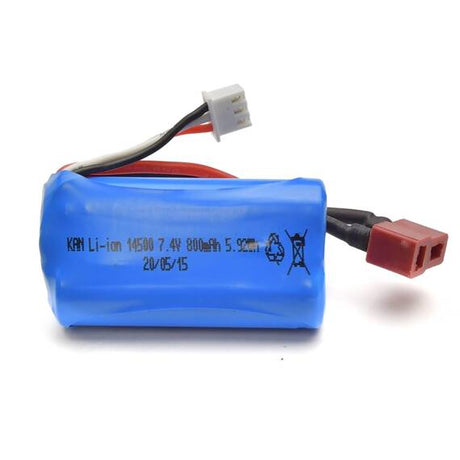 BlackZon Battery Pack (Li-ion 7.4V, 800mAH), W/T-Plug - Slyder - RCXX - RC Racing Shop | RC Models | Tuning & Spare Parts for Professionals