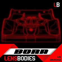 Lens Bodies - 1/8 ONROAD BODY BORA LIGHT WEIGHT - Pre Cut Infinity- BRA-UL-INFINITY (1) - RCXX - rc racing for professionals