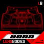 Lens Bodies - 1/8 ONROAD BODY BORA LIGHT WEIGHT - Pre Cut Infinity- BRA-UL-INFINITY (1) - RCXX - rc racing for professionals