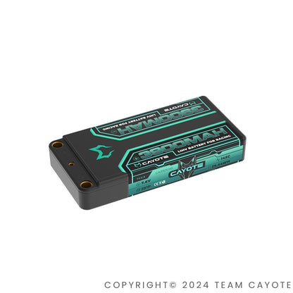 CAYOTE Racing 3900mAh 2S Shorty LiPo Akku 7,6V 145C 142g - 392S145