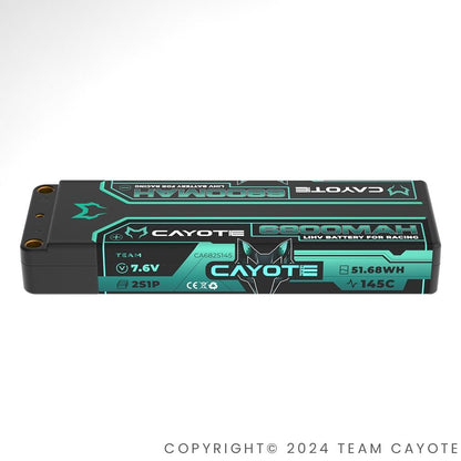 CAYOTE Racing 6800mAh 2S LiPo Akku 7,6V 145C 249g - 682S145