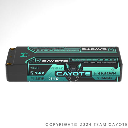 CAYOTE Racing 9200mAh 2S LiPo Akku 7,6V 145C 319g - 922S145