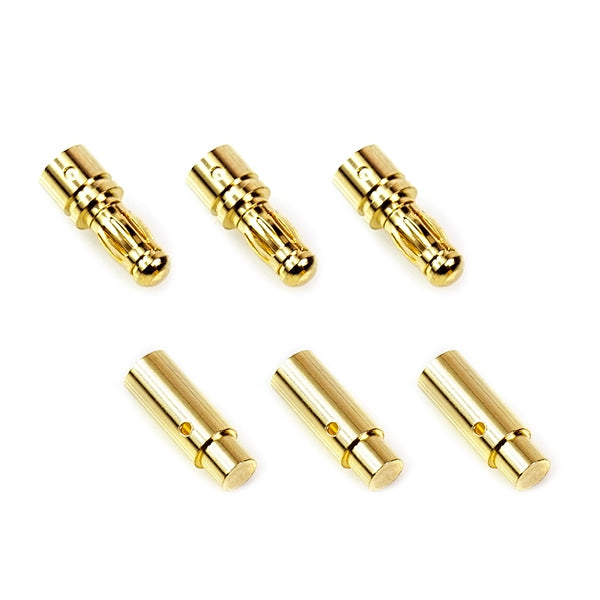 MUCHMORE Brushless Motor Connector set Male 3pcs &Female 3pcs (3.5mm) (1) CE-MPG - RCXX - rc racing for professionals