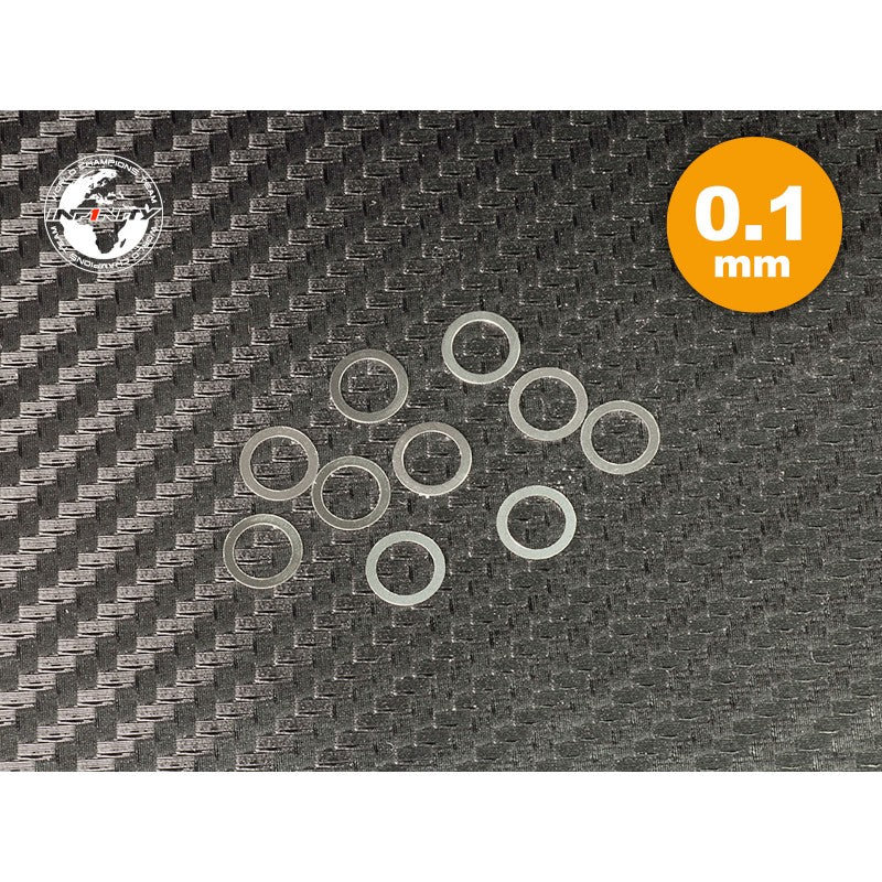 Infinity 5X7 SHIM SET - 0.1, 0.2, 0.3MM (30) CM-A004-05 - RCXX - rc racing for professionals