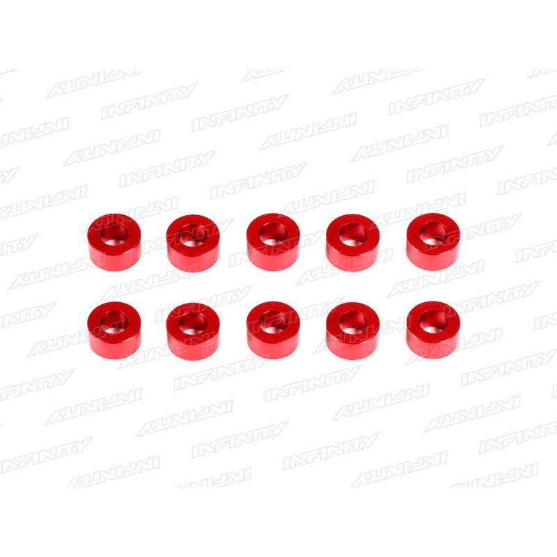 Infinity ALUMINUM WASHER 3X6X3.0MM (10) A005-30 - RCXX - rc racing for professionals