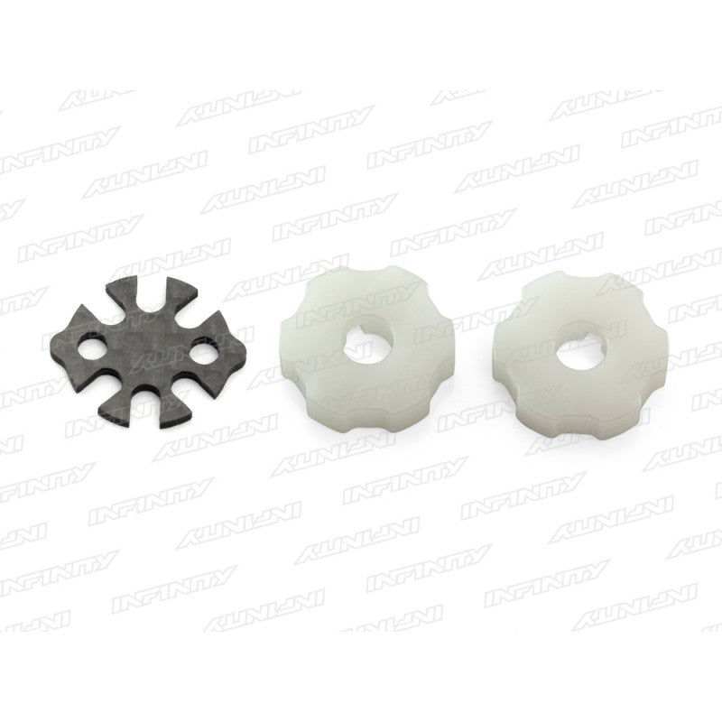 Infinity ADJUSTABLE ONEWAY PLATE SET (3) G127 - RCXX - rc racing for professionals