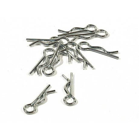 HPI Body Clips (Silver/Medium/20pcs) - HPI6122 - RCXX - RC Racing Shop | RC Models | Tuning & Spare Parts for Professionals