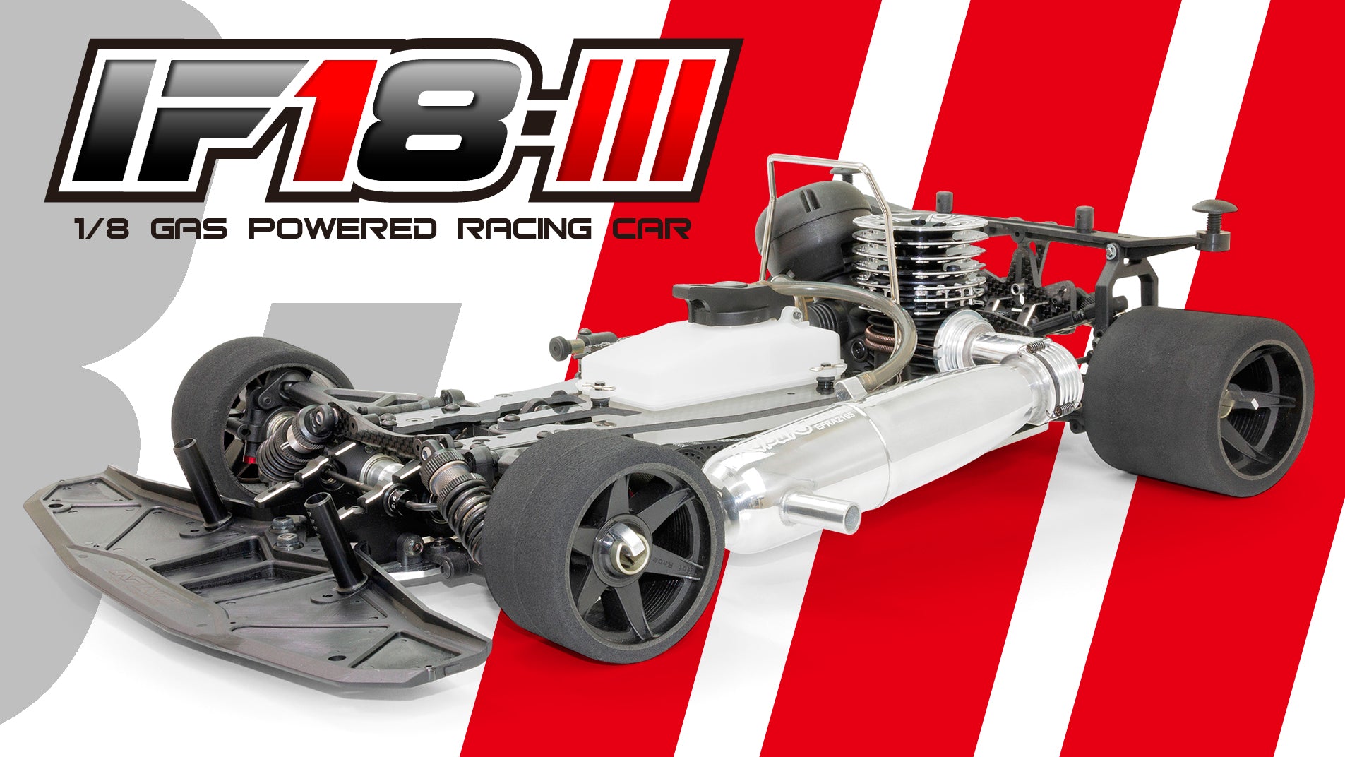 Infinity IF18-3 GP 1/8 Onroad Racing Chassis Kit - CM00013 - RCXX - rc racing for professionals