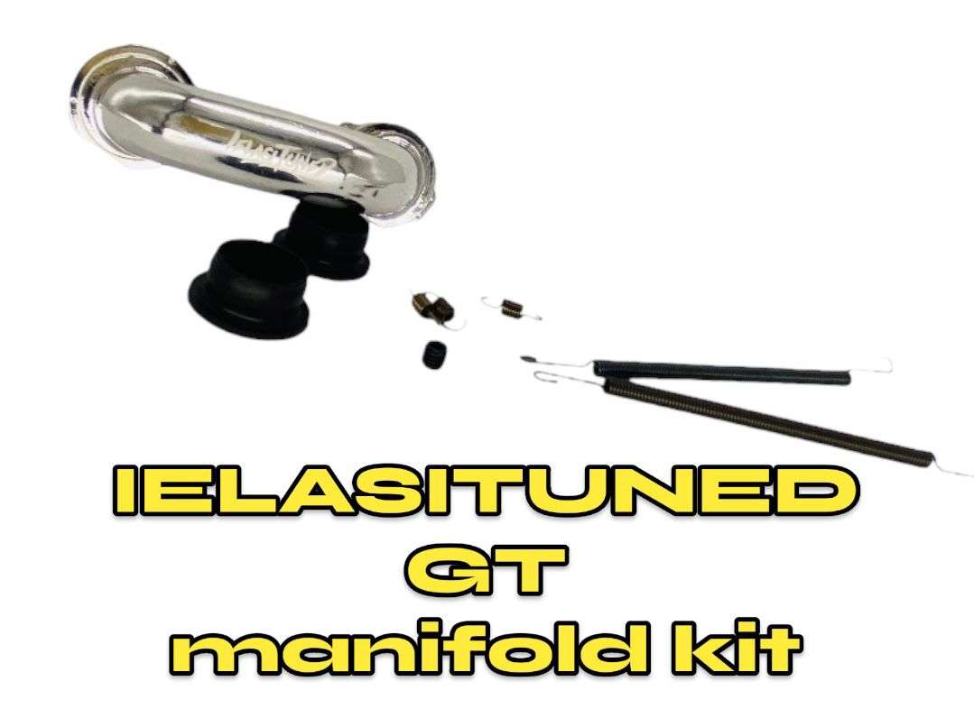 Ielasi IELASITUNED MANIFOLD .21 GT C90 LONG (1) - IT-21GTR - RCXX - rc racing for professionals