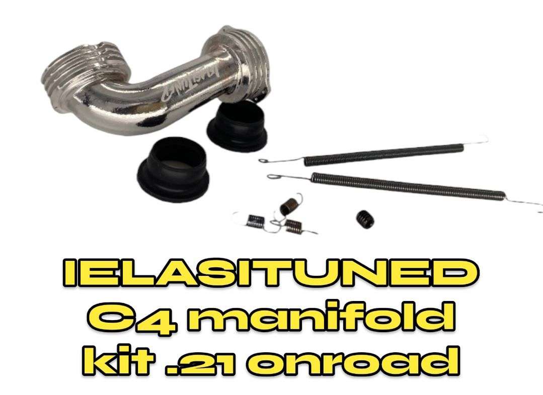 Ielasi IELASITUNED MANIFOLD .21 R C4 ONROAD (1) - IT-21RC4 - RCXX - rc racing for professionals