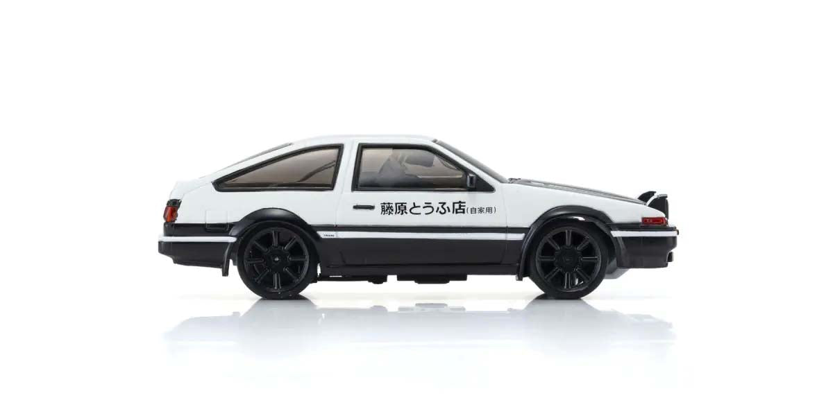 Kyosho First Mini-Z 1:28 Initial-D Sprinter Trueno AE86 WH/BK Carbon