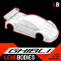 Lens Bodies GHIBLI 1/10 Touring Onroad Body Lexan Shell - ULTRA Light Weight - RCXX - rc racing for professionals