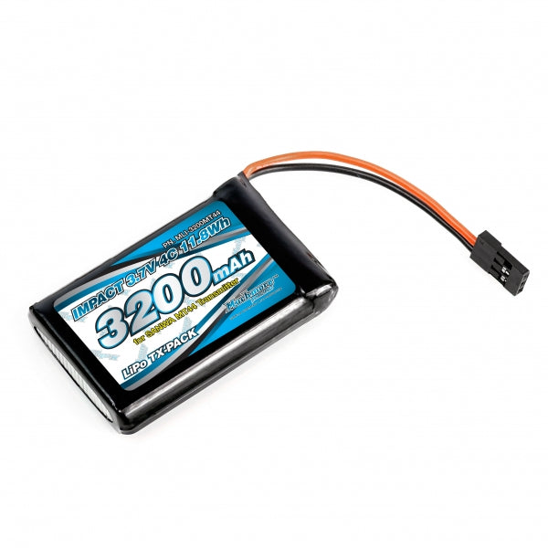 MUCHMORE IMPACT Li-Po Battery 3200mAh/3.7V 4C for SANWA MT44 Transmitter (1) MLI-3200MT44 - RCXX - rc racing for professionals