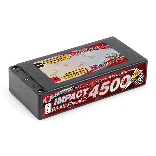 MUCHMORE IMPACT [Silicon Graphene] LCG HV FD4 4500mAh/7.6V 130C Shorty Flat Hard Case (1) MLSG-STLCGHV4500 - RCXX - rc racing for professionals