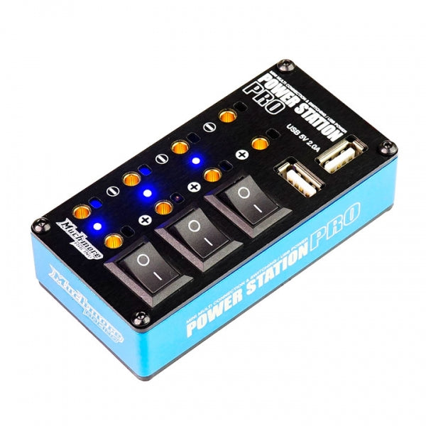 MUCHMORE Power Station Pro Multi Distributor Black - with Tow USB Charging port (1) MM-PSPK - RCXX - rc racing for professionals