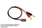 MUCHMORE TX・RX Charging Lead (600mm) for Futaba&JR (1) MML-TRL - RCXX - rc racing for professionals