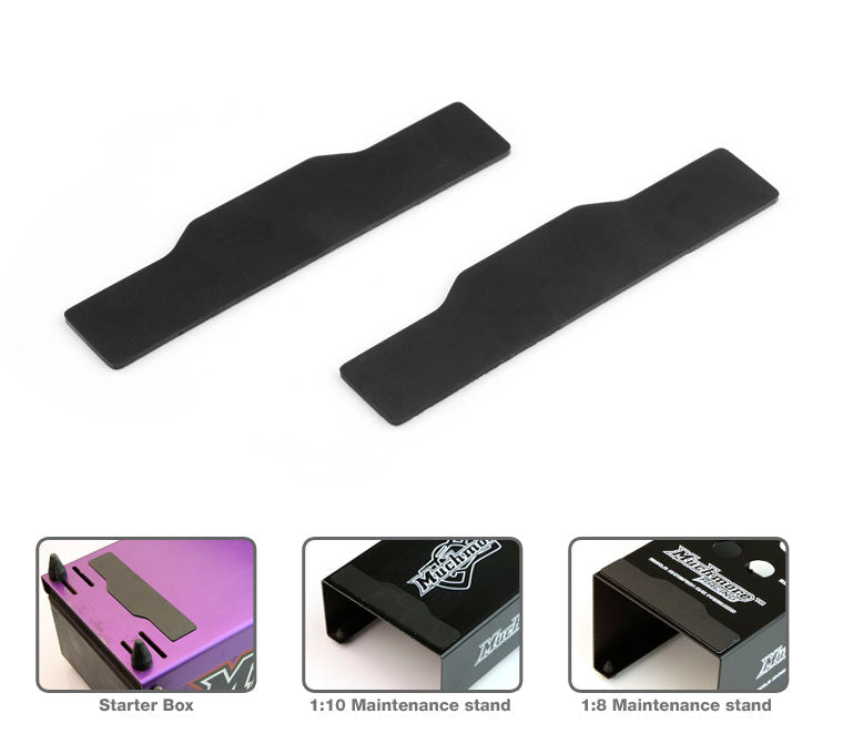 MUCHMORE Maintenance stand & Starter Box Rubber Pad (1) MR-MRP - RCXX - rc racing for professionals