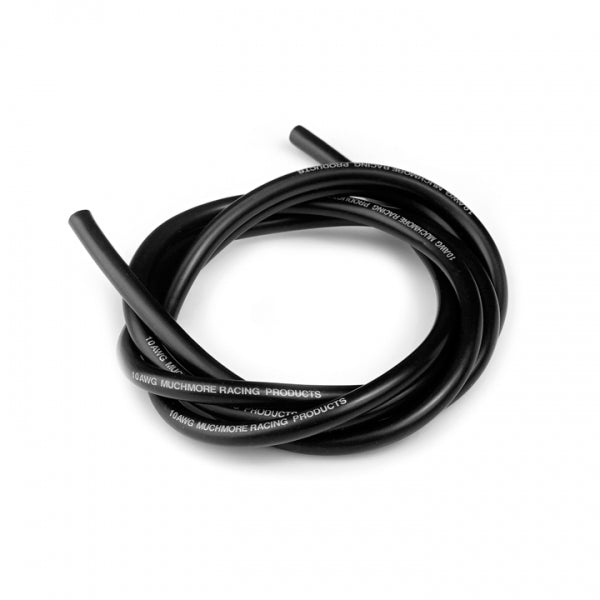 MUCHMORE Super Flexible High Current Silicon Wire 10 AWG Black 100cm (1) MR-SFWK10 - RCXX - rc racing for professionals