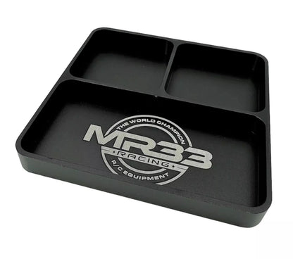 MR33 Aluminium Tray Black - MR33-APT - RCXX - rc racing for professionals