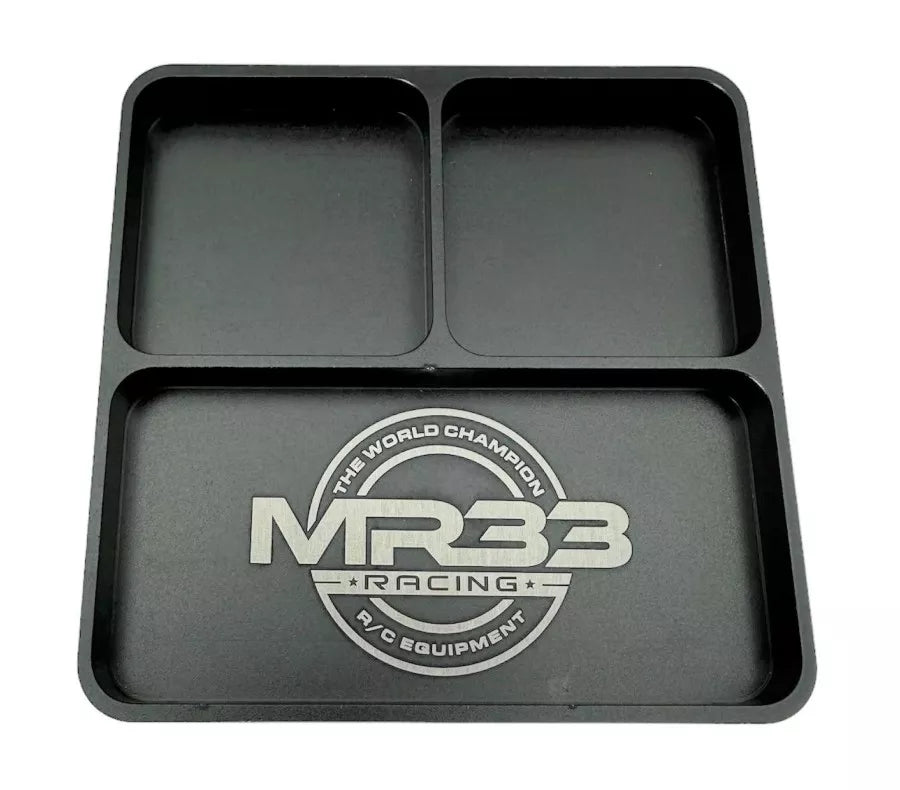 MR33 Aluminium Tray Black - MR33-APT - RCXX - rc racing for professionals