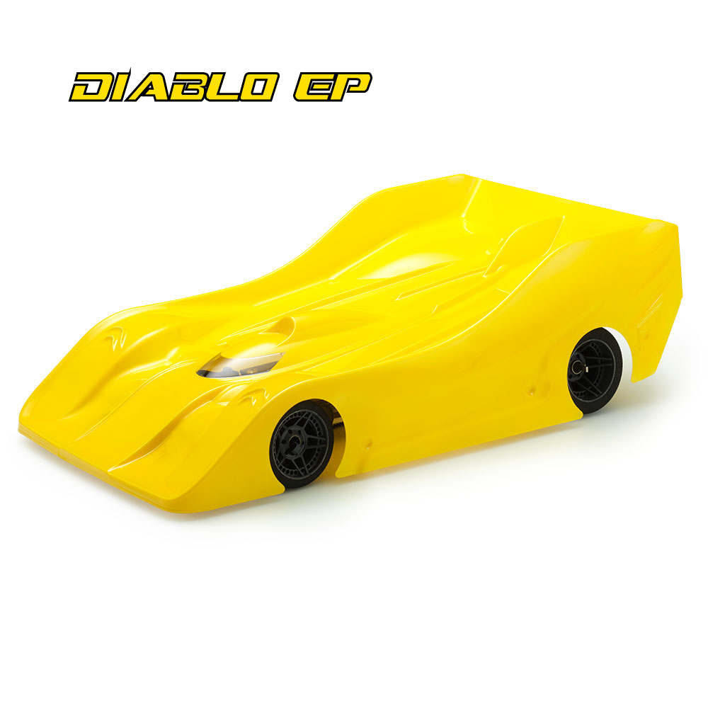 Xtreme R18 DIABLO EP 1/8 Scale Onroad Electric Competition Body Shell - Ultra Light 0.7mm - MTB0411-07 - RCXX - rc racing for professionals