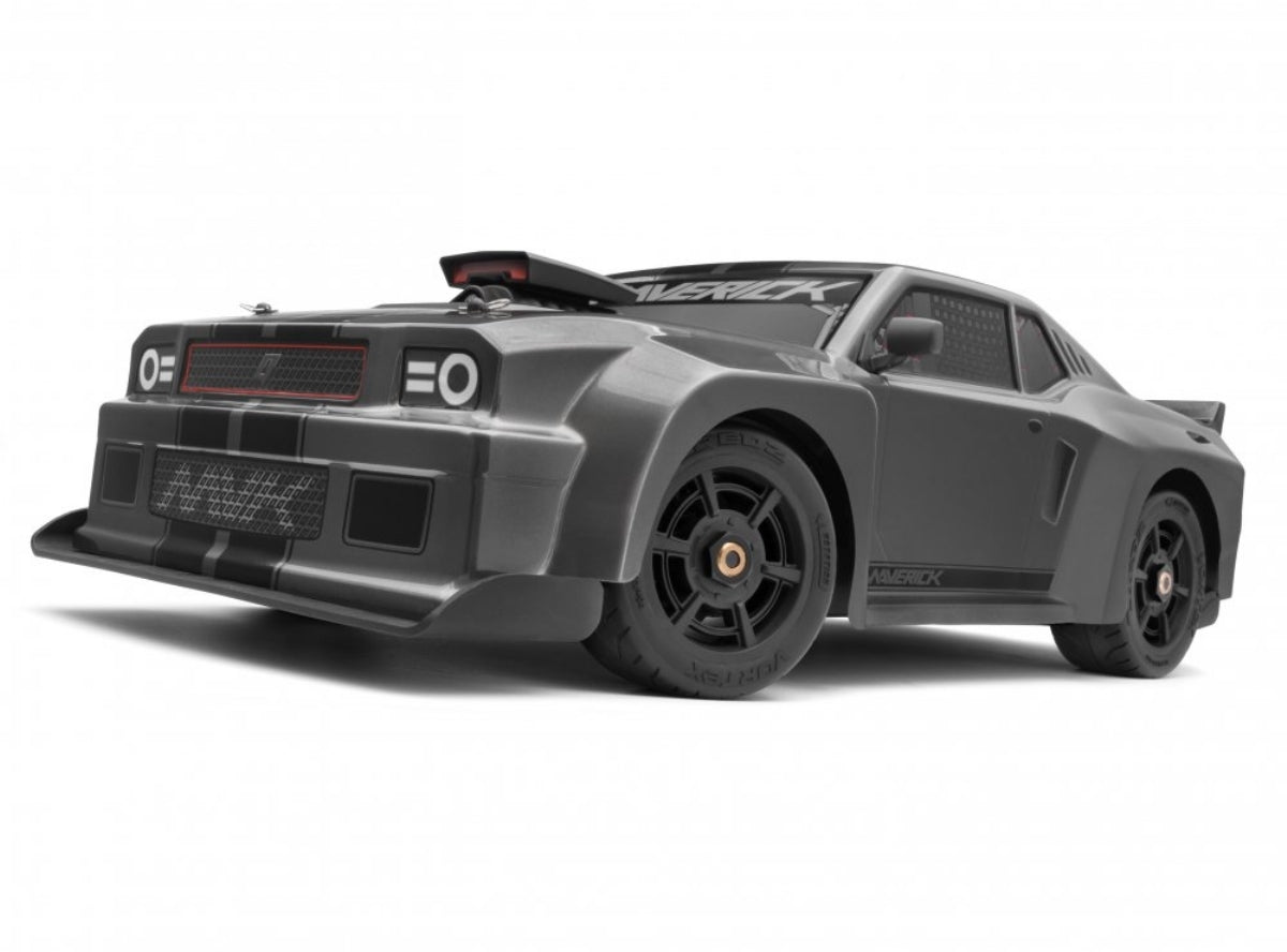 Maverick QuantumR Flux 4S 1/8 4WD Muscle Car - Grey - MV150311