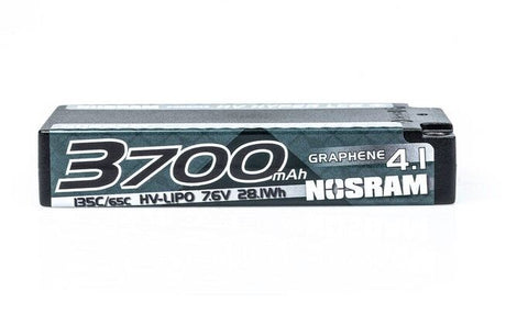 Nosram Graphene-4.1 3700mAh 7.6V 135C/65C HV Hyper LCG Stock Spec Shorty LiPo Akku - 155g - 999743 - RCXX - RC Racing Shop | RC Models | Tuning & Spare Parts for Professionals