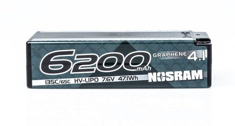Nosram Graphene-4.1 6200mAh HV Stock Spec Shorty LiPo 7.6V 135C/65C - 224g - 999759 - RCXX - RC Racing Shop | RC Models | Tuning & Spare Parts for Professionals