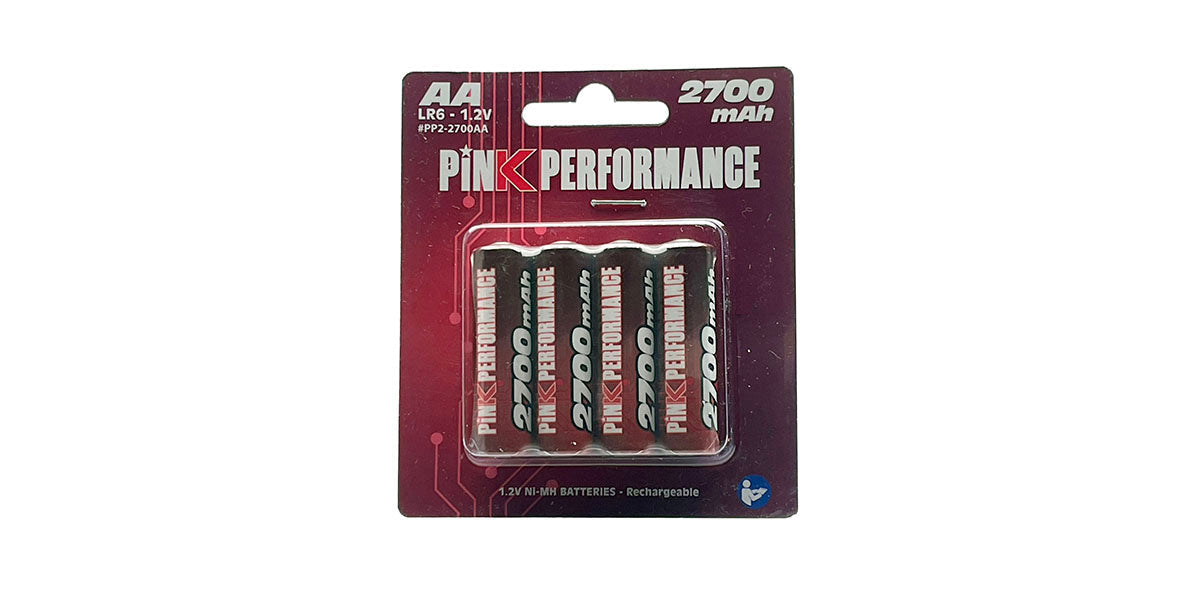 Pink Performance  Akku R6-AA NiMh 2700Mah (4) 50x14mm 120g
